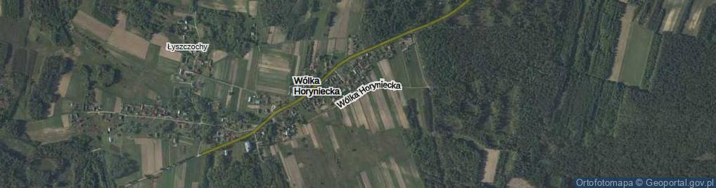 Zdjęcie satelitarne Wólka Horyniecka ul.